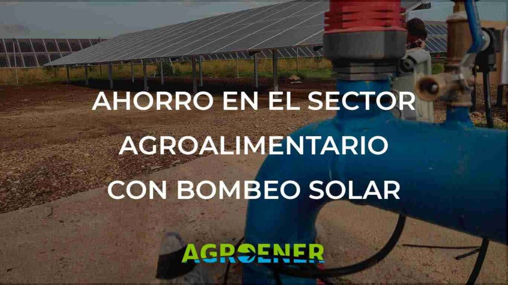 Ahorro en el sector agroalimentario con bombeo solar [2022]